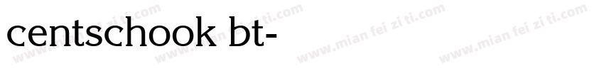 centschook bt字体转换